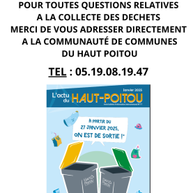 Informations sur les déchets